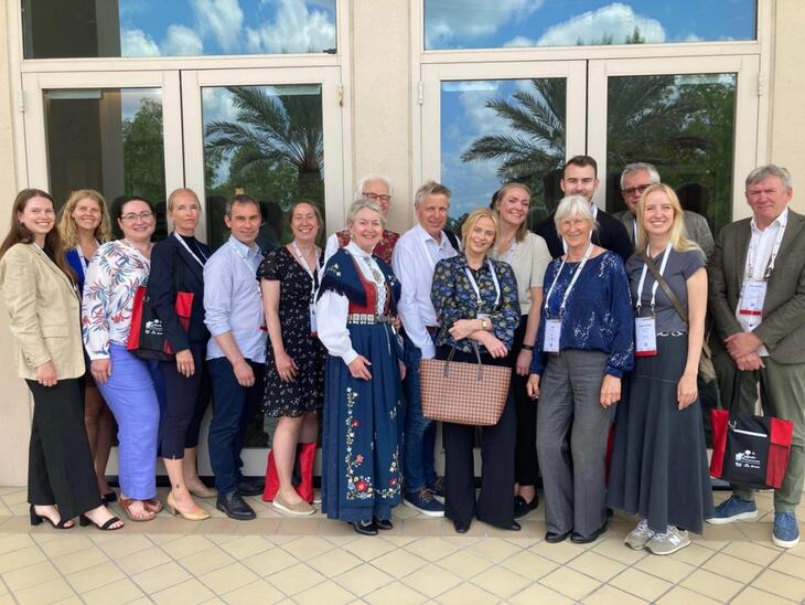 Den norske delegasjonen på Fig Working Week 2023 i Orlando 
