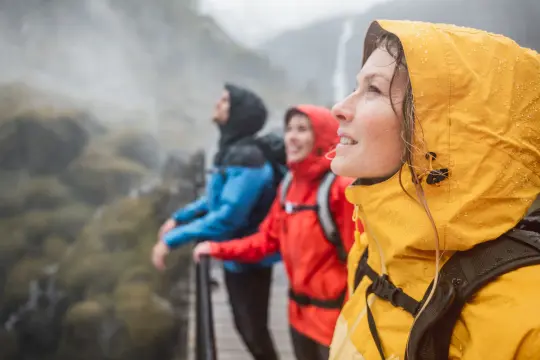 Outdoor quality clothing by Skogstad used by people in nature